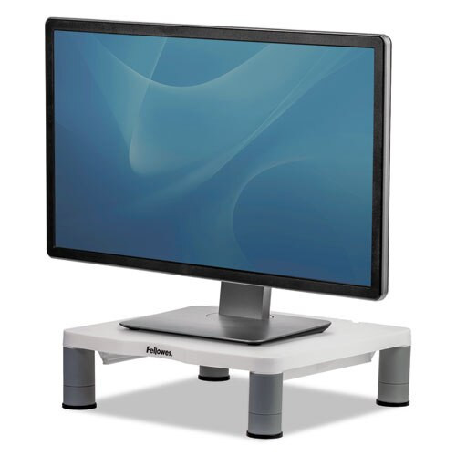Standard Monitor Riser, 13 3/8 X 13 5/8 X 2, Platinum/graphite Standard Monitor Riser, 13 3/8 X 13 5/8 X 2, Platinum/graphite