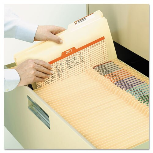 Reinforced Guide Height File Folders, 2/5-cut Tabs, Right Of Center, Legal Size, Manila, 100/box Reinforced Guide Height File Folders, 2/5-cut Tabs, Right Of Center, Legal Size, Manila, 100/box