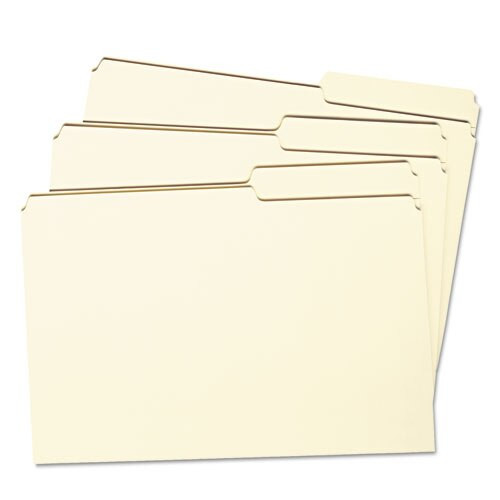 Reinforced Guide Height File Folders, 2/5-cut Tabs, Right Of Center, Legal Size, Manila, 100/box Reinforced Guide Height File Folders, 2/5-cut Tabs, Right Of Center, Legal Size, Manila, 100/box