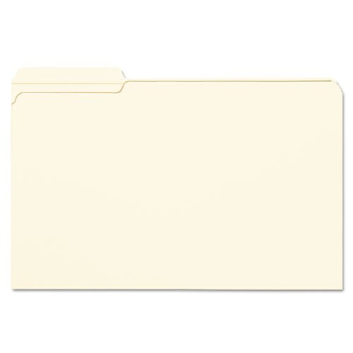 Reinforced Tab Manila File Folders, 1/3-cut Tabs, Left Position, Legal Size, 11 Pt. Manila, 100/box Reinforced Tab Manila File Folders, 1/3-cut Tabs, Left Position, Legal Size, 11 Pt. Manila, 100/box