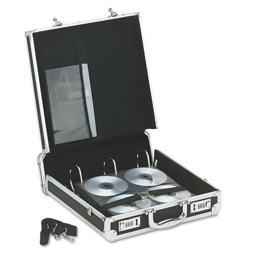 Locking Media Binder, Holds 200 Discs, Black Locking Media Binder, Holds 200 Discs, Black
