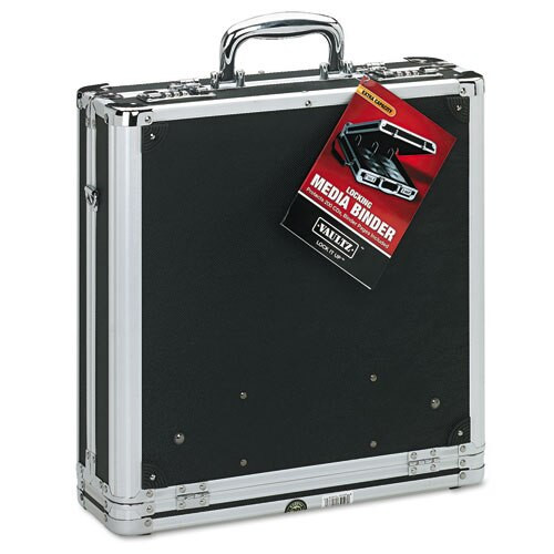 Locking Media Binder, Holds 200 Discs, Black Locking Media Binder, Holds 200 Discs, Black