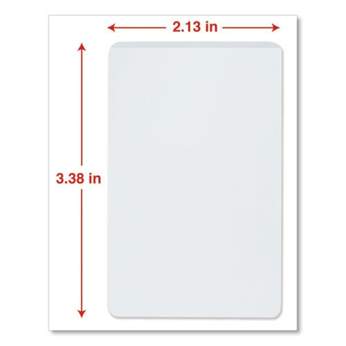 Laminating Pouches, 5 Mil, 2.13" X 3.38", Matte Clear, 25/pack Laminating Pouches, 5 Mil, 2.13" X 3.38", Matte Clear, 25/pack