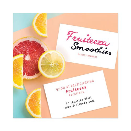 Printable Microperforated Business Cards With Sure Feed Technology, Laser, 2 X 3.5, White, Uncoated, 250/pack Printable Microperforated Business Cards With Sure Feed Technology, Laser, 2 X 3.5, White, Uncoated, 250/pack