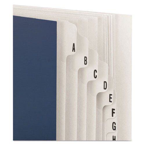 Expandable Indexed Sorter, A-z, Letter Size, Navy Blue Expandable Indexed Sorter, A-z, Letter Size, Navy Blue