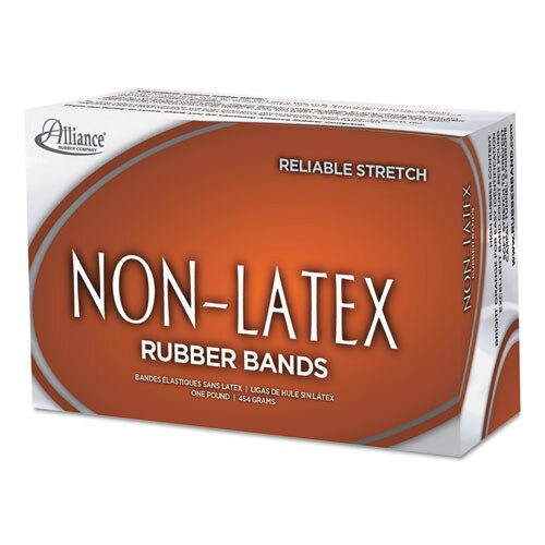 Non-latex Rubber Bands, Size 54 (assorted), 0.04" Gauge, Orange, 1 Lb Box Non-latex Rubber Bands, Size 54 (assorted), 0.04" Gauge, Orange, 1 Lb Box