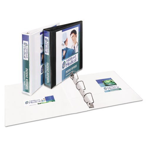 Durable View Binder With Durahinge And Slant Rings, 3 Rings, 1" Capacity, 11 X 8.5, White Durable View Binder With Durahinge And Slant Rings, 3 Rings, 1" Capacity, 11 X 8.5, White