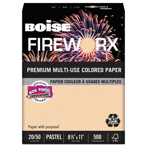 Fireworx Premium Multi-use Paper, 20lb, 8.5 X 11, Rat-a-tat Tan, 500/ream Fireworx Premium Multi-use Paper, 20lb, 8.5 X 11, Rat-a-tat Tan, 500/ream