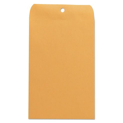 Kraft Clasp Envelope, #55, Square, Clasp/gummed Closure, 6 X 9, Brown Kraft, 100/box
