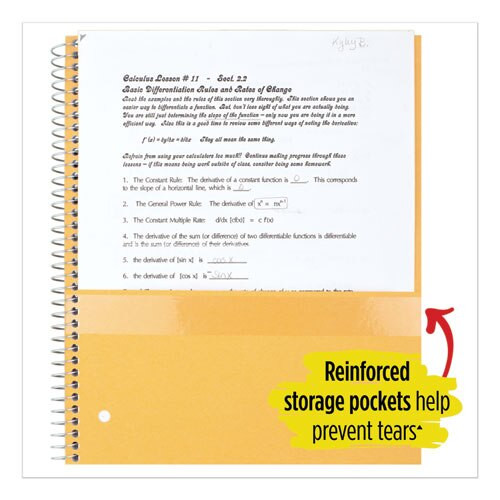 Wirebound Notebook, 5 Subjects, College Rule, Assorted Color Covers, 11 X 8.5, 200 Sheets Wirebound Notebook, 5 Subjects, College Rule, Assorted Color Covers, 11 X 8.5, 200 Sheets