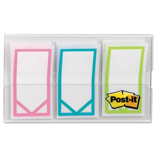 Arrow 1" Page Flags, Three Assorted Bright Colors, 60/pack Arrow 1" Page Flags, Three Assorted Bright Colors, 60/pack