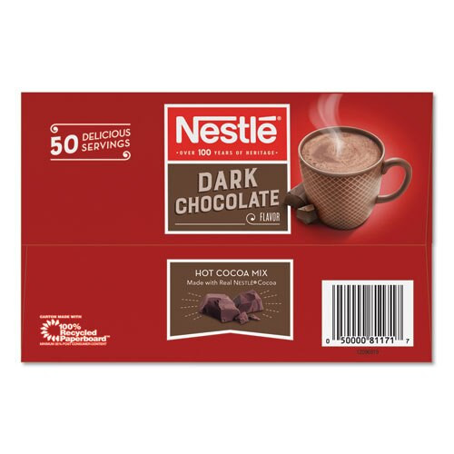 Hot Cocoa Mix, Dark Chocolate, 0.71 Oz, 50/box Hot Cocoa Mix, Dark Chocolate, 0.71 Oz, 50/box