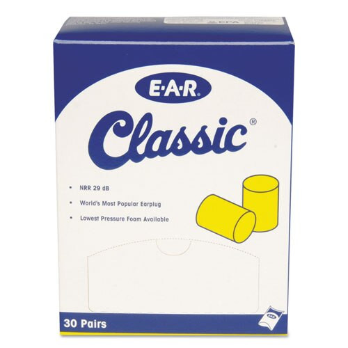 E·a·r Classic Earplugs, Pillow Paks, Uncorded, Foam, Yellow, 30 Pairs E·a·r Classic Earplugs, Pillow Paks, Uncorded, Foam, Yellow, 30 Pairs