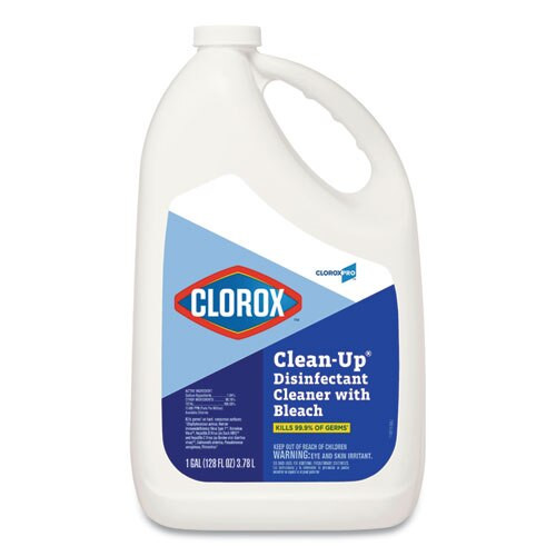 Clean-up Disinfectant Cleaner With Bleach, Fresh, 128 Oz Refill Bottle Clean-up Disinfectant Cleaner With Bleach, Fresh, 128 Oz Refill Bottle