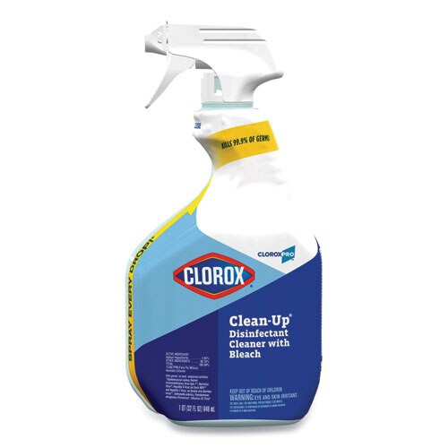 Clean-up Disinfectant Cleaner With Bleach, Fresh, 128 Oz Refill Bottle Clean-up Disinfectant Cleaner With Bleach, Fresh, 128 Oz Refill Bottle