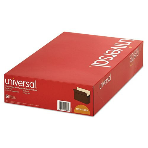 Redrope Expanding File Pockets, 5.25" Expansion, Legal Size, Redrope, 10/box Redrope Expanding File Pockets, 5.25" Expansion, Legal Size, Redrope, 10/box