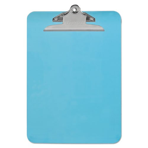 Plastic Clipboard W/high Capacity Clip, 1", Holds 8 1/2 X 12, Translucent Blue Plastic Clipboard W/high Capacity Clip, 1", Holds 8 1/2 X 12, Translucent Blue