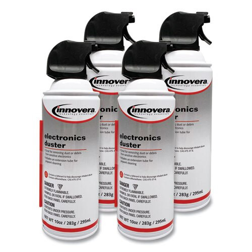 Compressed Air Duster Cleaner, 10 Oz Can, 4/pack Compressed Air Duster Cleaner, 10 Oz Can, 4/pack