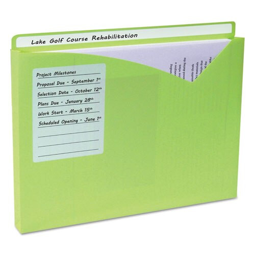 Write-on Poly File Jackets, Straight Tab, Letter Size, Assorted Colors, 10/pack Write-on Poly File Jackets, Straight Tab, Letter Size, Assorted Colors, 10/pack