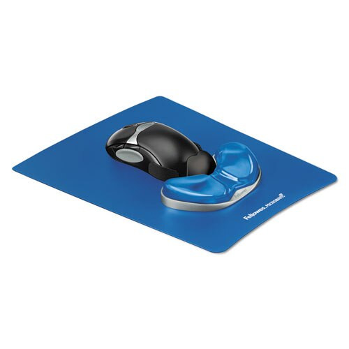 Gel Gliding Palm Support W/mouse Pad, Blue Gel Gliding Palm Support W/mouse Pad, Blue