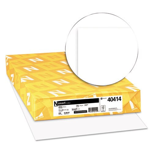 Exact Index Card Stock, 92 Bright, 110lb, 11 X 17, White, 250/pack Exact Index Card Stock, 92 Bright, 110lb, 11 X 17, White, 250/pack