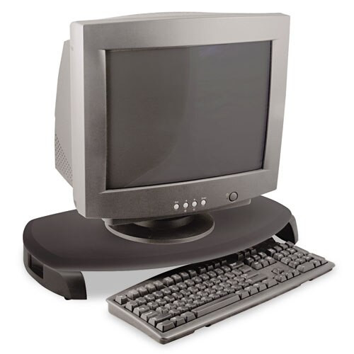 Crt/lcd Stand With Keyboard Storage, 23 X 13 1/4 X 3, Black Crt/lcd Stand With Keyboard Storage, 23 X 13 1/4 X 3, Black