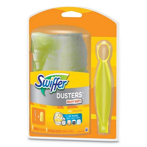 Heavy Duty Duster Starter Kit, Handle With One Disposable Duster