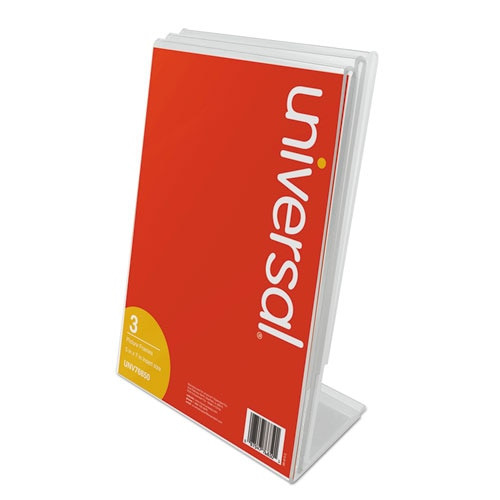 Clear L-style Freestanding Frame, 5 X 7 Insert, 3/pack Clear L-style Freestanding Frame, 5 X 7 Insert, 3/pack
