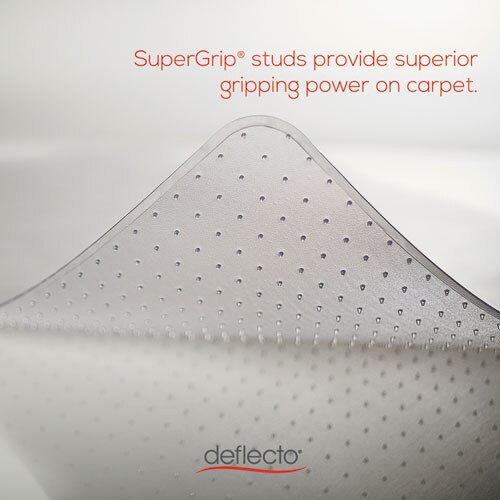 Duramat Moderate Use Chair Mat For Low Pile Carpet, 45 X 53, Wide Lipped, Clear Duramat Moderate Use Chair Mat For Low Pile Carpet, 45 X 53, Wide Lipped, Clear