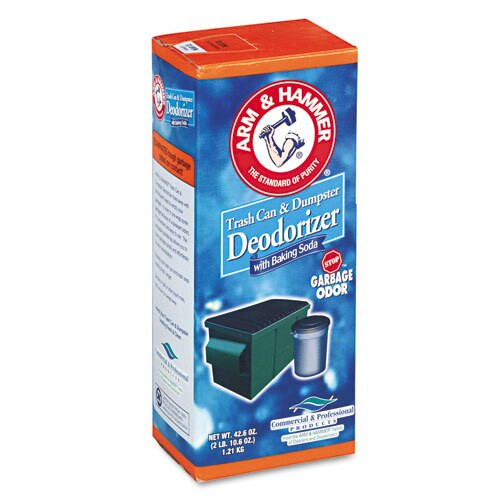 Trash Can & Dumpster Deodorizer With Baking Soda, Unscented, Powder, 30 Lb Trash Can & Dumpster Deodorizer With Baking Soda, Unscented, Powder, 30 Lb
