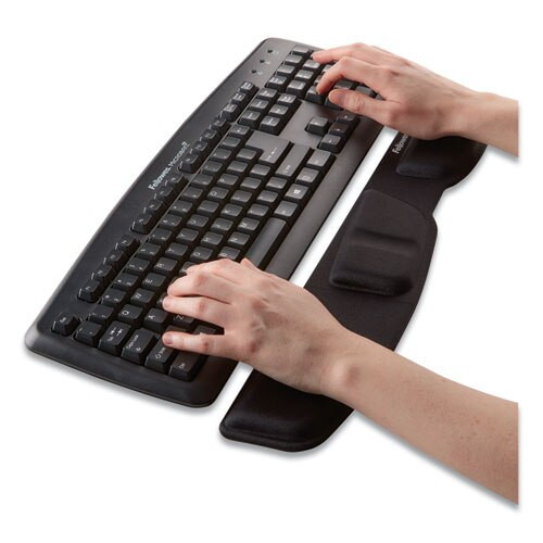 Memory Foam Keyboard Palm Support, 13 3/4 X 3 3/8, Black Memory Foam Keyboard Palm Support, 13 3/4 X 3 3/8, Black