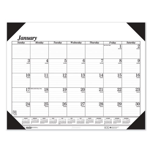 Recycled One-color Refillable Monthly Desk Pad Calendar, 22 X 17, 2021 Recycled One-color Refillable Monthly Desk Pad Calendar, 22 X 17, 2021