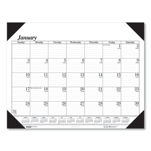 Recycled One-color Refillable Monthly Desk Pad Calendar, 22 X 17, 2021 Recycled One-color Refillable Monthly Desk Pad Calendar, 22 X 17, 2021