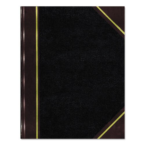 Texthide Record Book, Black/burgundy, 300 Green Pages, 14 1/4 X 8 3/4 Texthide Record Book, Black/burgundy, 300 Green Pages, 14 1/4 X 8 3/4