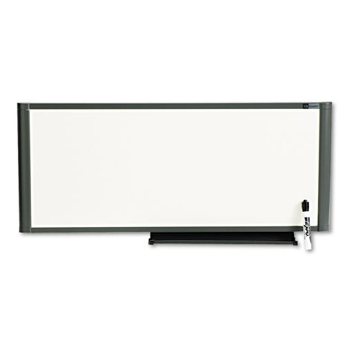 Prestige Cubicle Total Erase Whiteboard, 36 X 18, White Surface, Graphite Frame Prestige Cubicle Total Erase Whiteboard, 36 X 18, White Surface, Graphite Frame
