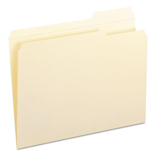 Reinforced Tab Manila File Folders, 1/3-cut Tabs, Right Position, Letter Size, 11 Pt. Manila, 100/box Reinforced Tab Manila File Folders, 1/3-cut Tabs, Right Position, Letter Size, 11 Pt. Manila, 100/box