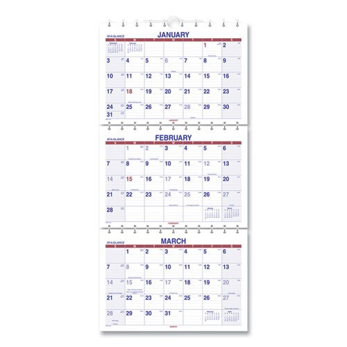 Move-a-page Three-month Wall Calendar, 12 X 27, Move-a-page, 2021 Move-a-page Three-month Wall Calendar, 12 X 27, Move-a-page, 2021