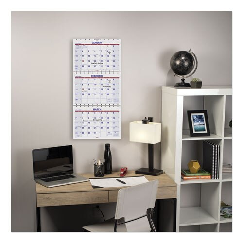 Move-a-page Three-month Wall Calendar, 12 X 27, Move-a-page, 2021 Move-a-page Three-month Wall Calendar, 12 X 27, Move-a-page, 2021
