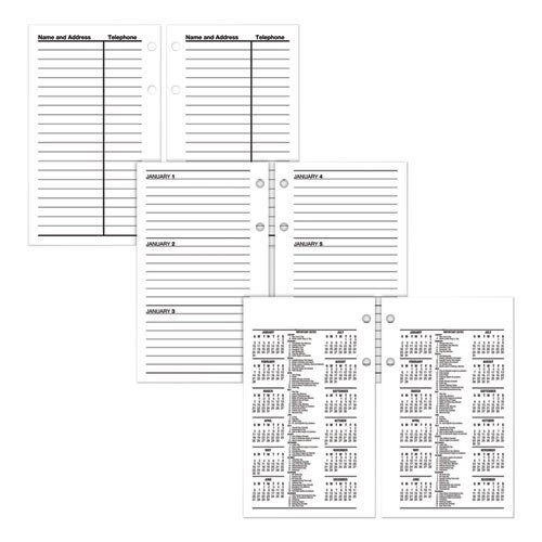 Financial Desk Calendar Refill, 3.5 X 6, White, 2021 Financial Desk Calendar Refill, 3.5 X 6, White, 2021