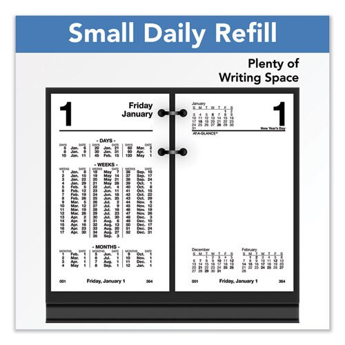 Financial Desk Calendar Refill, 3.5 X 6, White, 2021 Financial Desk Calendar Refill, 3.5 X 6, White, 2021