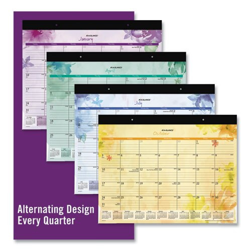 Beautiful Day Desk Pad, 21.75 X 17, Assorted, 2021 Beautiful Day Desk Pad, 21.75 X 17, Assorted, 2021
