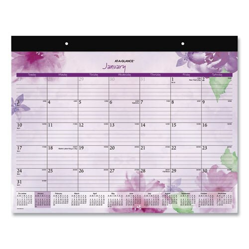 Beautiful Day Desk Pad, 21.75 X 17, Assorted, 2021 Beautiful Day Desk Pad, 21.75 X 17, Assorted, 2021