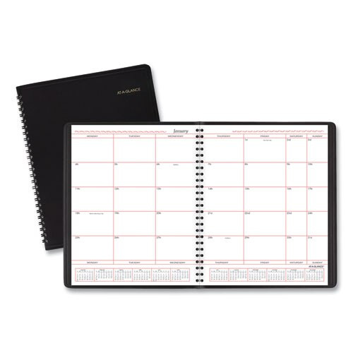Monthly Planner In Business Week Format, 10 X 8, White, 2021 Monthly Planner In Business Week Format, 10 X 8, White, 2021