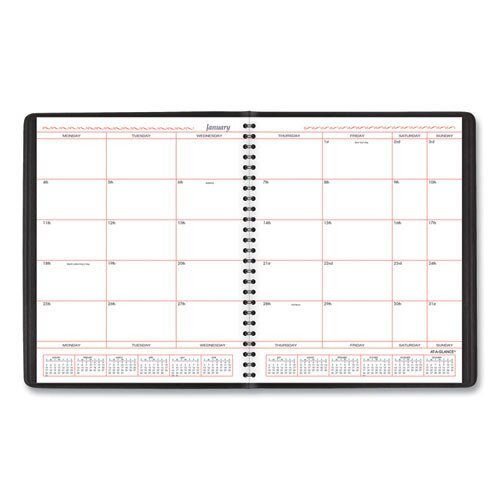 Monthly Planner In Business Week Format, 10 X 8, White, 2021 Monthly Planner In Business Week Format, 10 X 8, White, 2021