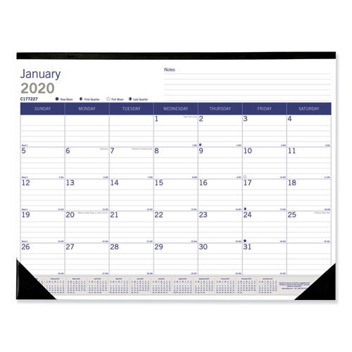 Duraglobe Monthly Desk Pad Calendar, 22 X 17, 2021 Duraglobe Monthly Desk Pad Calendar, 22 X 17, 2021
