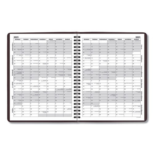 Monthly Planner, 8.75 X 7, Winestone, 2021 Monthly Planner, 8.75 X 7, Winestone, 2021