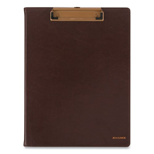 Signature Collection Monthly Clipfolio, 11 X 8, Distressed Brown, 2021 Signature Collection Monthly Clipfolio, 11 X 8, Distressed Brown, 2021