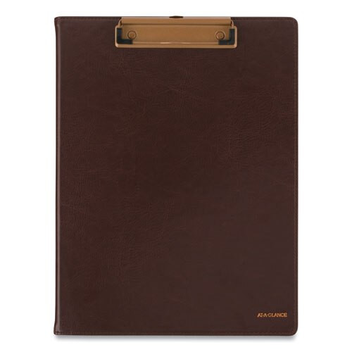 Signature Collection Monthly Clipfolio, 11 X 8, Distressed Brown, 2021 Signature Collection Monthly Clipfolio, 11 X 8, Distressed Brown, 2021
