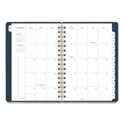 Signature Collection Firenze Navy Weekly/monthly Planner, 8.5 X 5.5, 2021-2022 Signature Collection Firenze Navy Weekly/monthly Planner, 8.5 X 5.5, 2021-2022