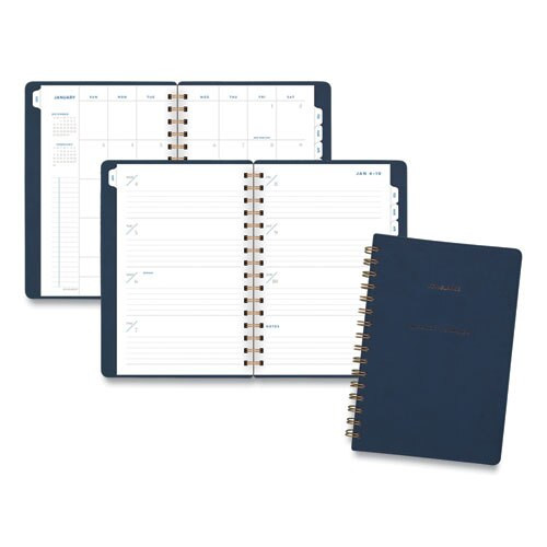 Signature Collection Firenze Navy Weekly/monthly Planner, 8.5 X 5.5, 2021-2022 Signature Collection Firenze Navy Weekly/monthly Planner, 8.5 X 5.5, 2021-2022